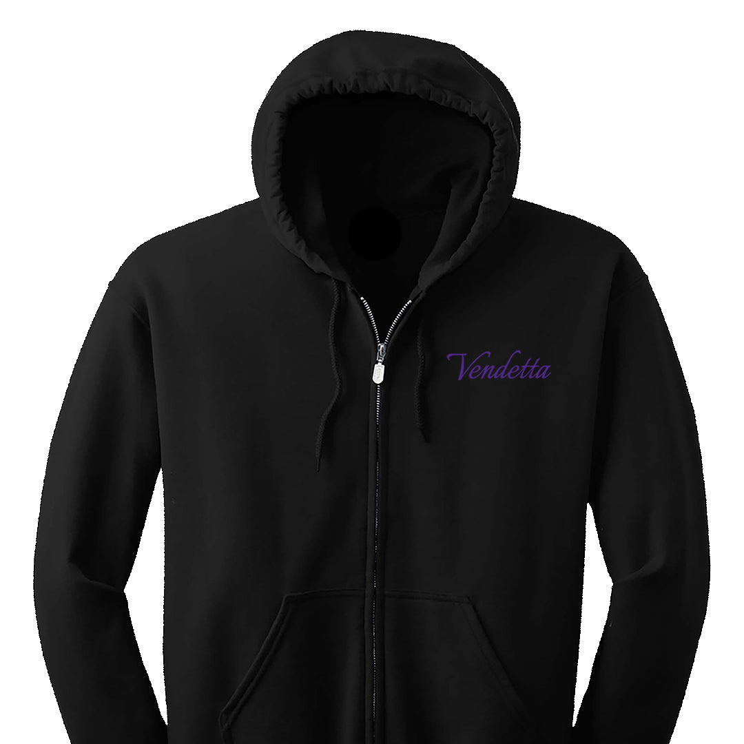 Script Zip Hoodie